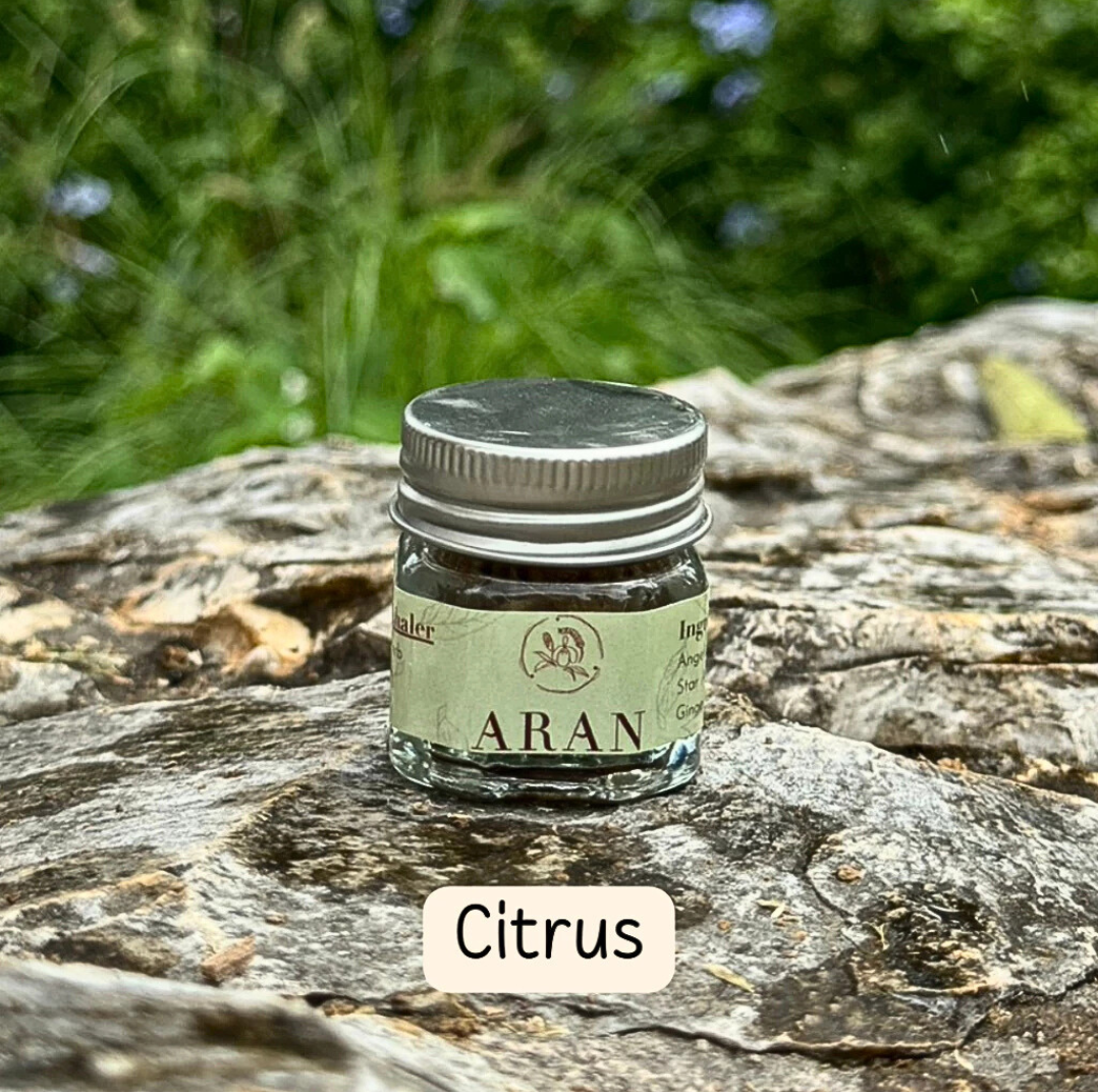 ARAN herbal inhaler, fragrant, refreshing, herbal, relaxing, unique scent