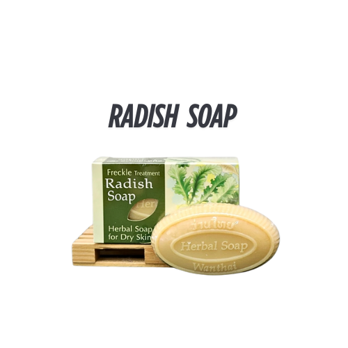 Herbal soap, moringa, star fruit, ginseng, turnip, cinnamon 80g