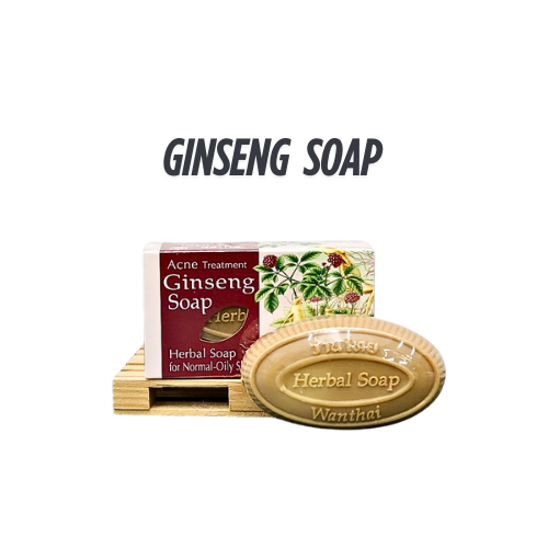 Herbal soap, moringa, star fruit, ginseng, turnip, cinnamon 80g