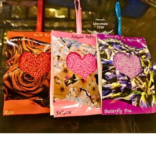 Aromatherapy air freshener bags, Thai products, containing 100% pure essential oils💕