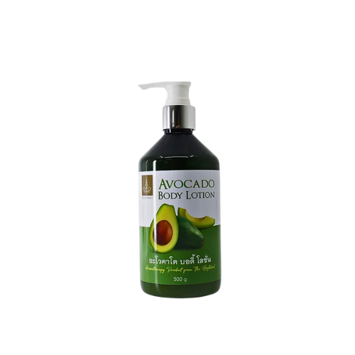 Body lotion for very dry skin problems, contains natural avocado oil and Shea Butter, 300 ml.