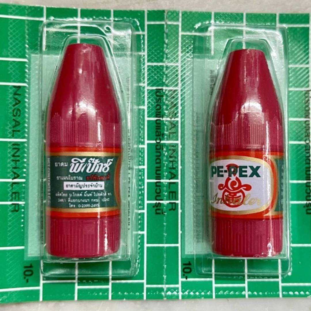 (6 tubes) PEPEX PE-PEX inhaler, Poysian brand (PE-PEX INHALER), relieves nasal congestio