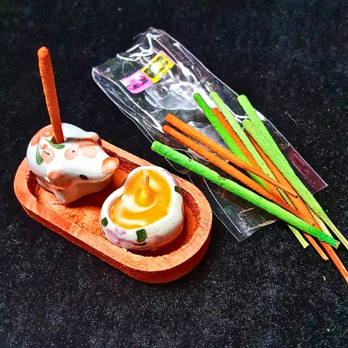 Incense elephant set, incense, aromatic incense, incense sticks/candles set, little elephant, souvenirs, home decoration gifts