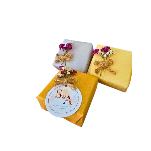 Minimalist souvenirs, scented soap, wedding souvenirs