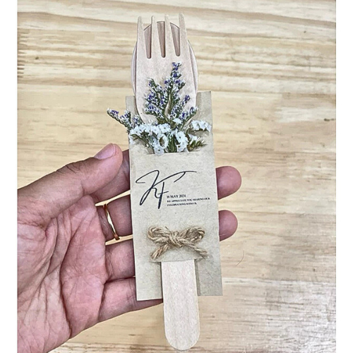 💍 Minimal souvenirs, wooden spoons and forks, cheap wedding souvenirs Disposable wooden spoons and forks, easily biodegradable by nature