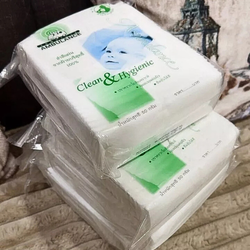 Cotton pads, Ambulance brand (size 50 grams x 4 bags)