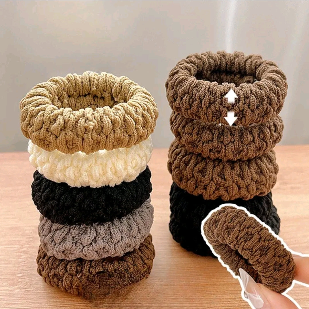 136pieces of Korean style hair bands, soft and beautiful colors