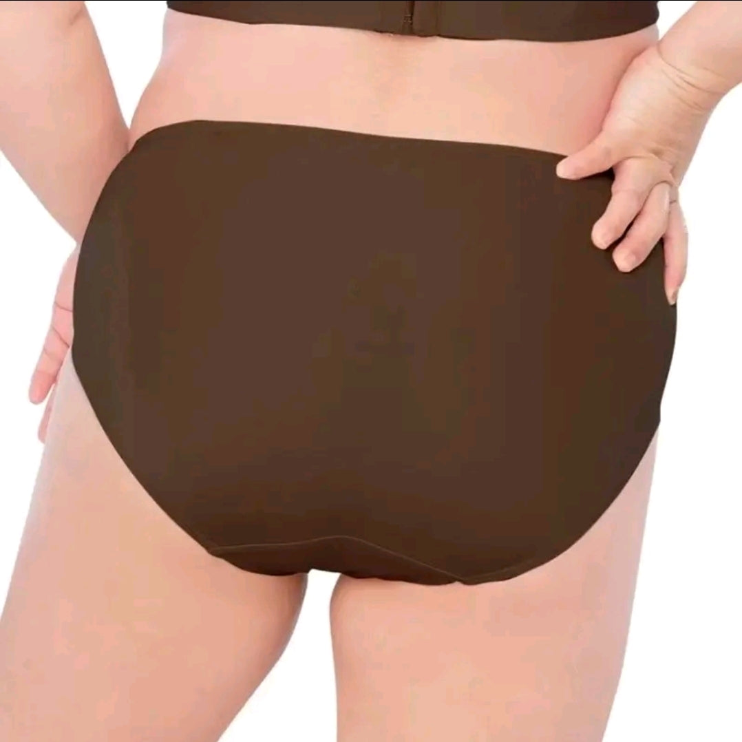 Women's soft underwear, large size, soft fabric, 5 pieces per set