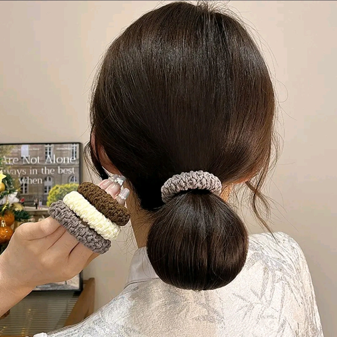 136pieces of Korean style hair bands, soft and beautiful colors