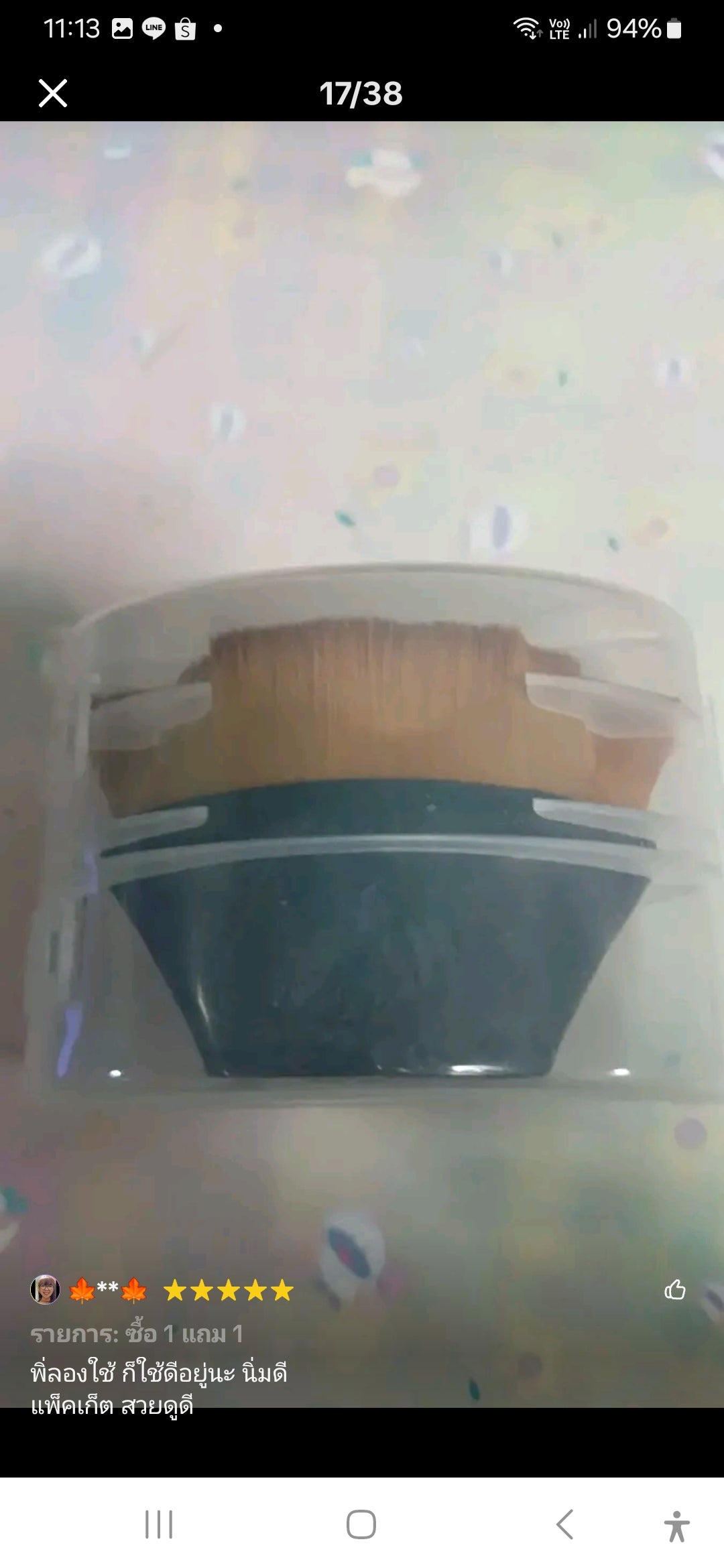 2 pieces of foundation makeup brushes with storage box, soft and fine hair