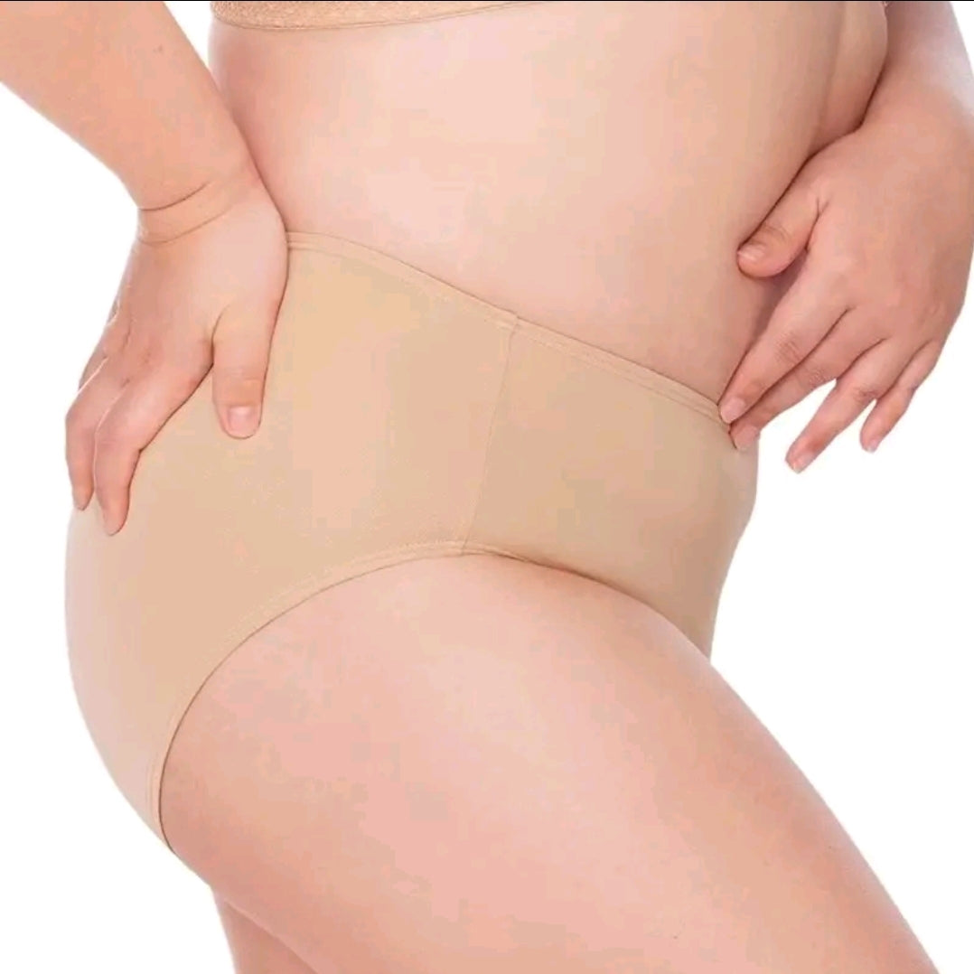 Women's soft underwear, large size, soft fabric, 5 pieces per set