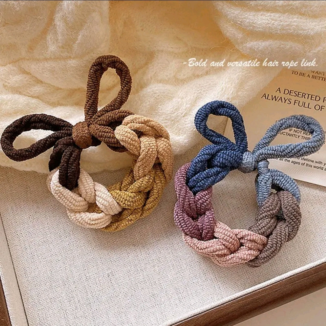 136pieces of Korean style hair bands, soft and beautiful colors