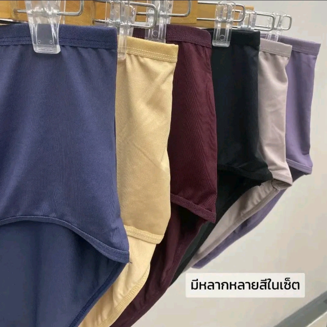 Women's soft underwear, large size, soft fabric, 5 pieces per set
