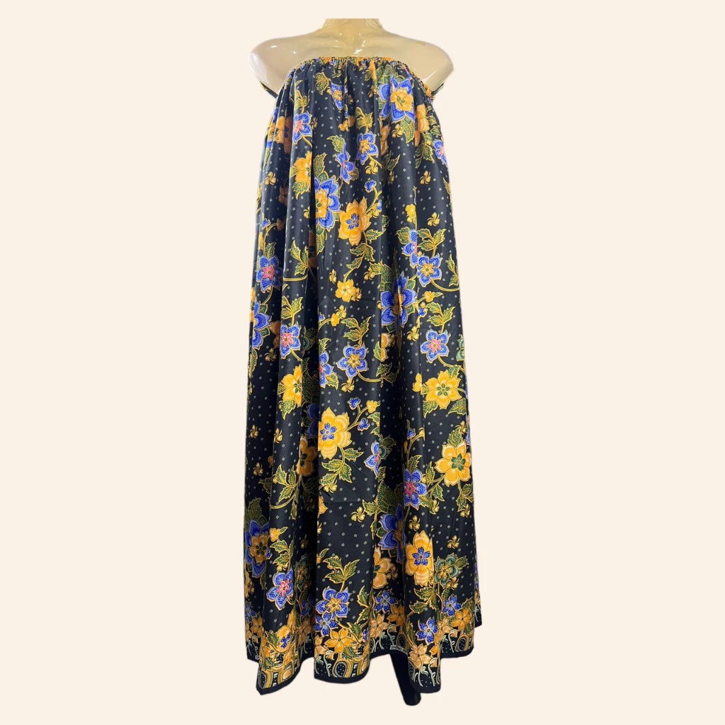 Bathing sarong, elastic waistband, chest cover, for bathing, adults, mixed pattern cotton, 3 pieces ผ้าถุงอาบน้ำ เอวยางยืด กระโจมอก ใส่อาบน้ำ ผู้ใหญ่ ผ้าคอตตอนคละลาย 3 ชิ้น