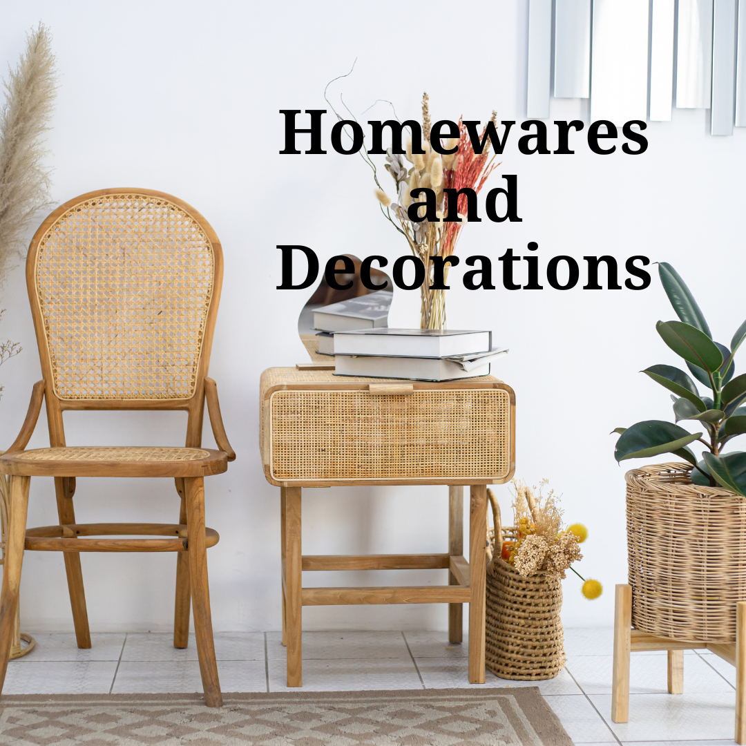 Homewares and decorations