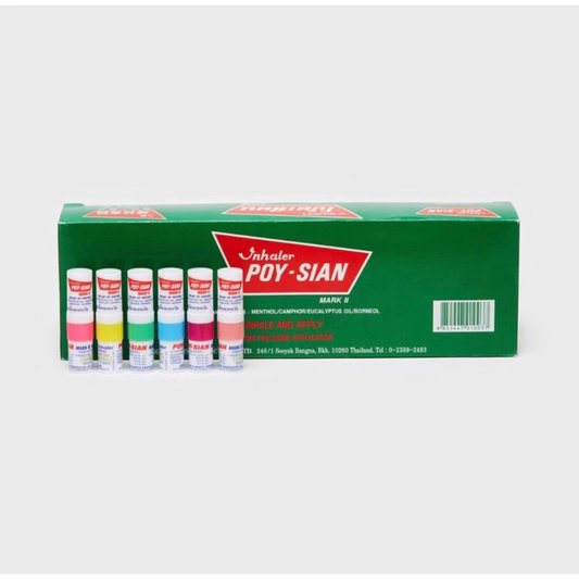 Poy-sian Inhaler, Poy-sian Inhaler, Mark Two, assorted colors (1 sheet = 6 tubes)