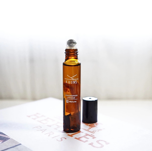 Aroma Inhaler - Fragrant, cool, refreshing, size 10 ml., can be used for inhalation and application, convenient roller head