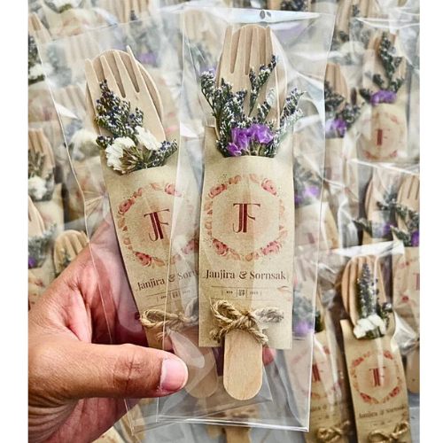 💍 Minimal souvenirs, wooden spoons and forks, cheap wedding souvenirs  Disposable wooden spoons and forks, easily biodegradable by nature