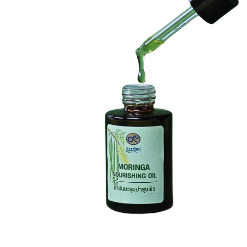 100% cold-pressed moringa oil, facial serum, quickly absorbed into the skin, size 30 ml.