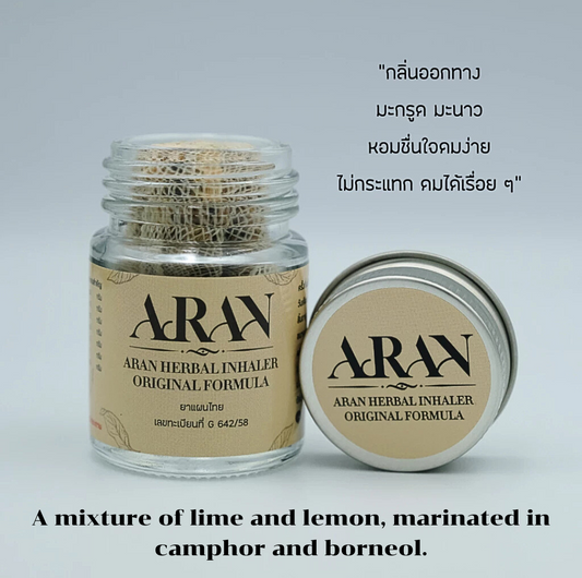 ARAN herbal inhaler, fragrant, refreshing, herbal, relaxing, unique scent
