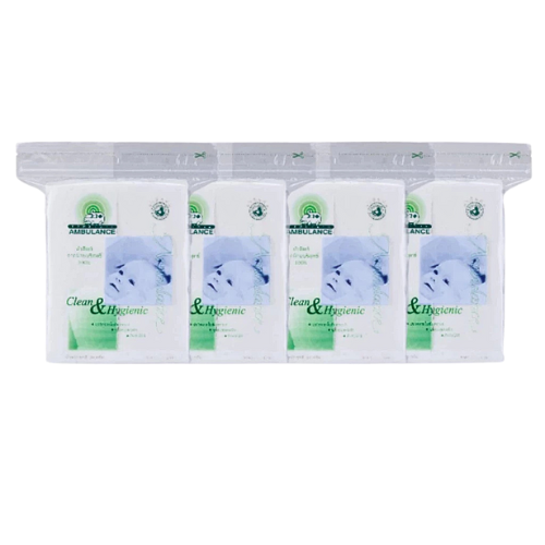 Cotton pads, Ambulance brand (size 50 grams x 4 bags)