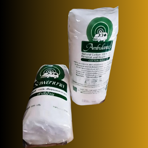 Cotton rolls, Ambulance brand (size 200 grams x 2 bags)