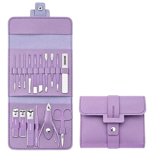 Luxury 16-Piece Professional Nail Care Kit 🧳💅
