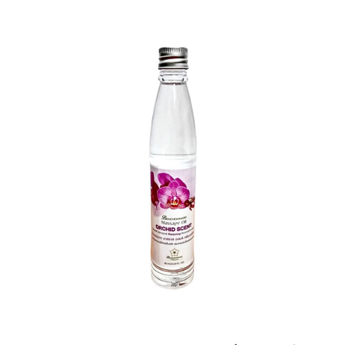 Orchid aromatherapy spa massage oil, sweet, light and calming scent, stimulates mood, relieves depression, relaxes, size 90 ml.