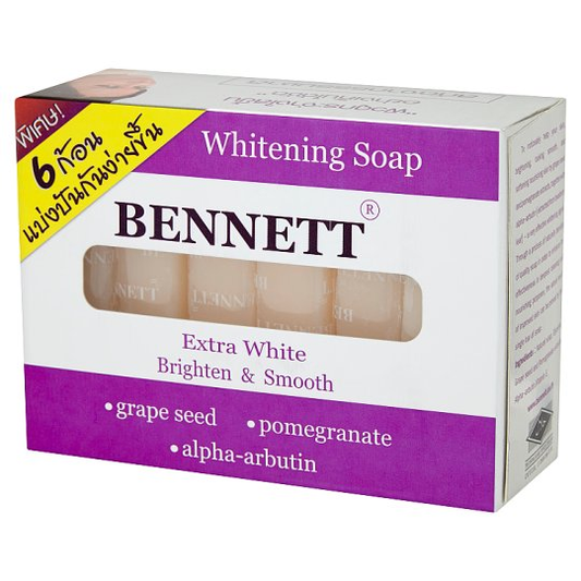 Bennett Whitening Soap Extra White 25g X 6