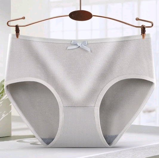 Korean style bowknot women's underwear, breathable cotton