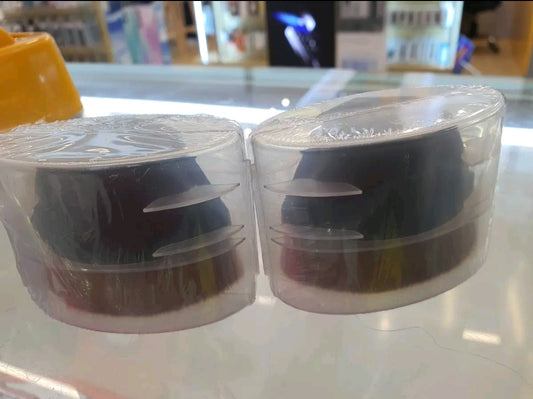2 pieces of foundation makeup brushes with storage box, soft and fine hair
