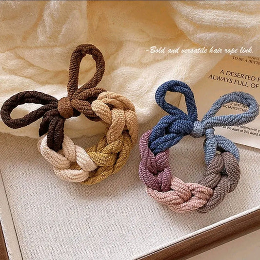 136pieces of Korean style hair bands, soft and beautiful colors